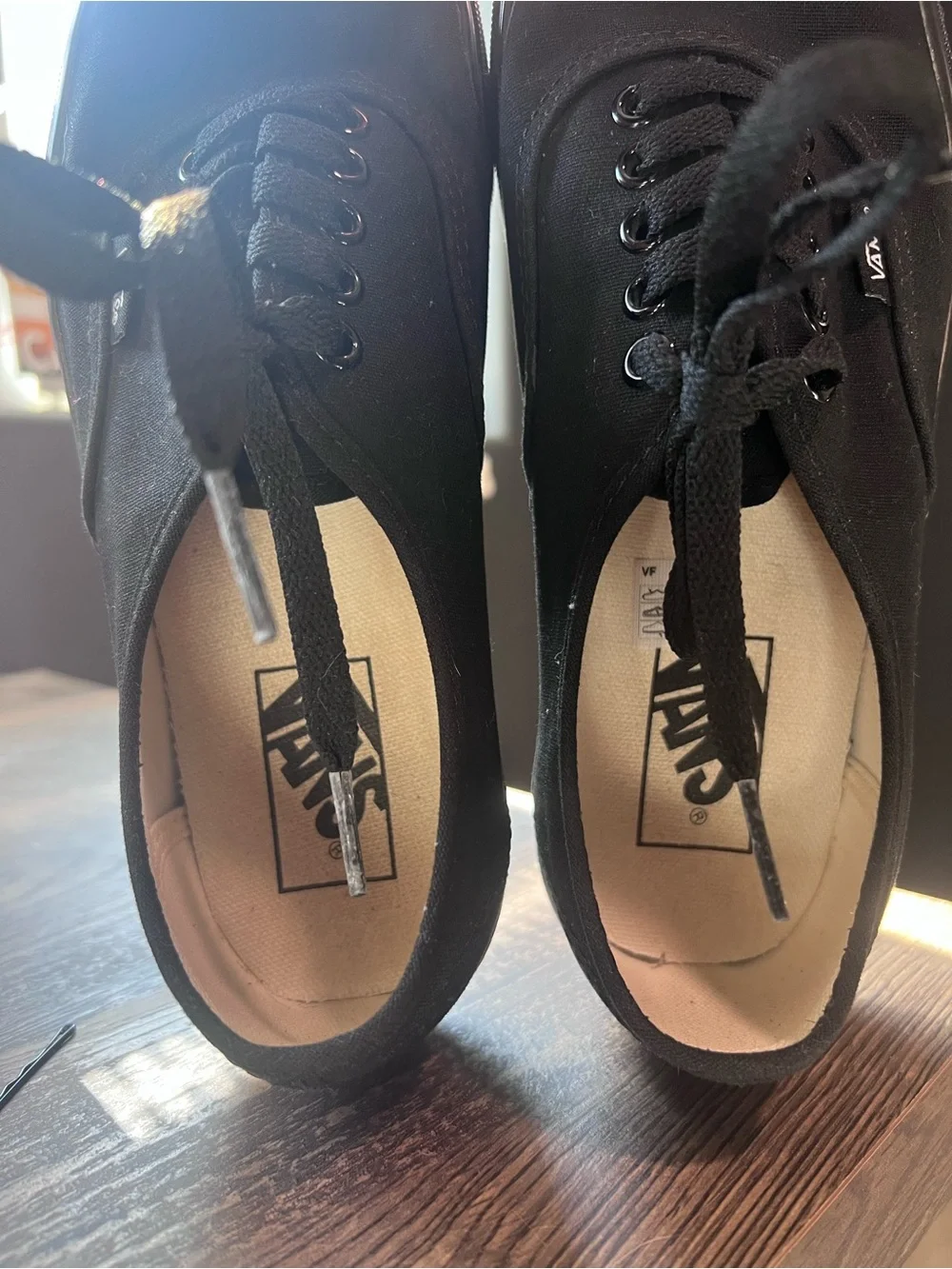 Blackout Lace-Up Vans